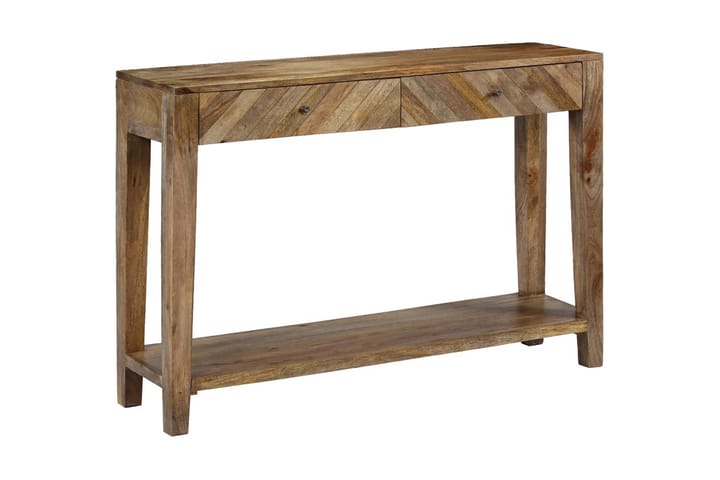 Sivupöytä mangopuu 118x30x80 cm - Ruskea - Konsolipöytä - Eteispöytä