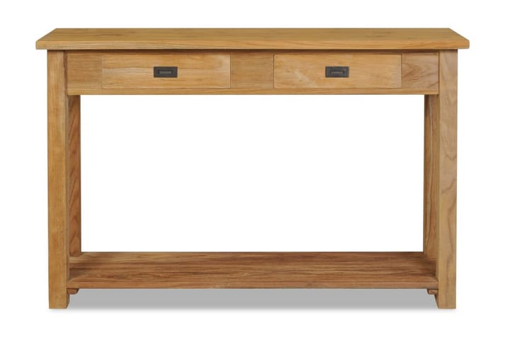 Sivupöytä Täysi tiikki 120x30x80 cm - Ruskea - Konsolipöytä - Eteispöytä