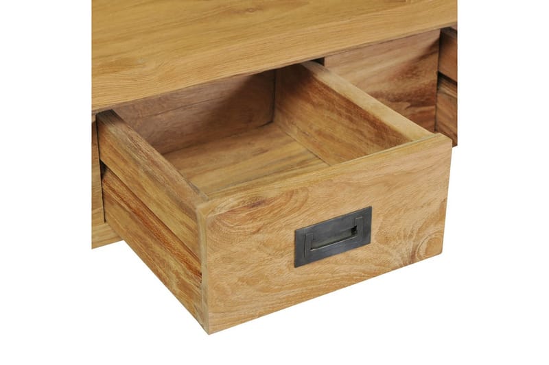 Sivupöytä Täysi tiikki 90x30x80 cm - Ruskea - Huonekalut - Pöytä & ruokailuryhmä - Apupöytä & sivupöytä - Konsolipöytä
