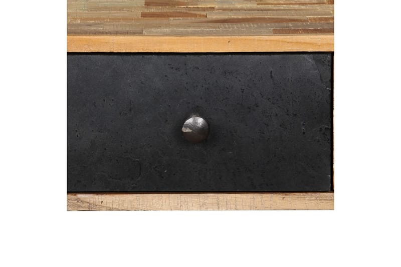 Sivupöytä Täysi Uusiokäytetty Tiikki 120x30x76 cm - Monivärinen - Huonekalut - Pöytä & ruokailuryhmä - Apupöytä & sivupöytä - Konsolipöytä