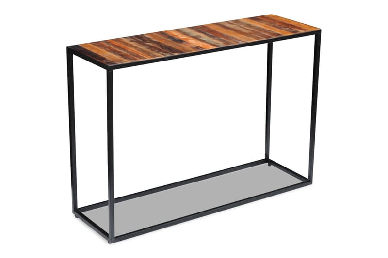 Sivupöytä Täysi Uusiokäytetty Puu 110x35x76 cm - Monivärinen - Huonekalut - Pöytä & ruokailuryhmä - Apupöytä & sivupöytä - Konsolipöytä