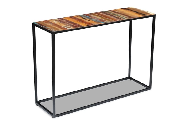 Sivupöytä Täysi Uusiokäytetty Puu 110x35x76 cm - Monivärinen - Huonekalut - Pöytä & ruokailuryhmä - Apupöytä & sivupöytä - Konsolipöytä