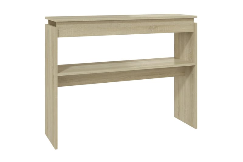 Konsolipöytä Sonoma-tammi 102x30x80 cm lastulevy - Ruskea - Huonekalut - Pöytä & ruokailuryhmä - Apupöytä & sivupöytä - Konsolipöytä