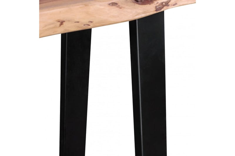 Konsolipöytä Wohnling Gaya-massiivipuinen maalaistyyli puun reunalla - Huonekalut - Pöytä & ruokailuryhmä - Apupöytä & sivupöytä - Konsolipöytä