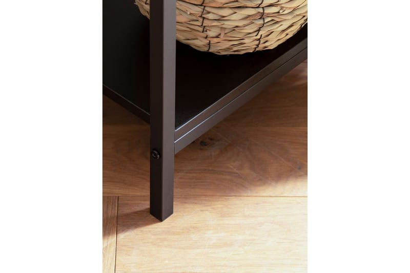 Konsolipöytä Wohnling Vankkaa puuta 100 cm 2 laatikkoa, teollisuustyylinen talo, wieniläinen rottinki - Huonekalut - Pöytä & ruokailuryhmä - Apupöytä & sivupöytä - Konsolipöytä