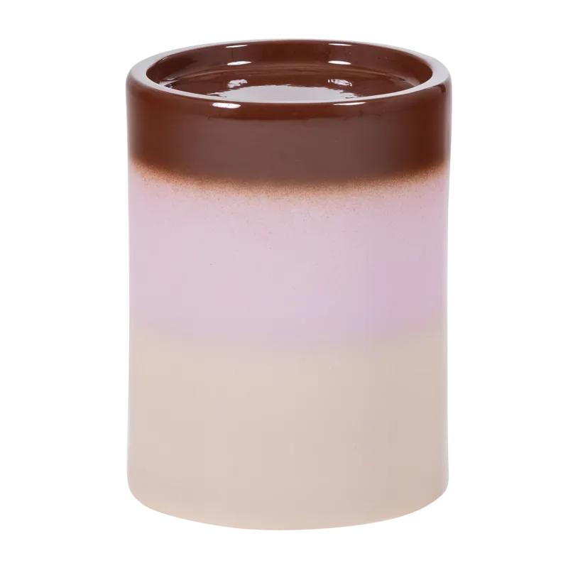 Koristeellinen sivupöytä Ollo, Roosa/Ruskea värigradientti