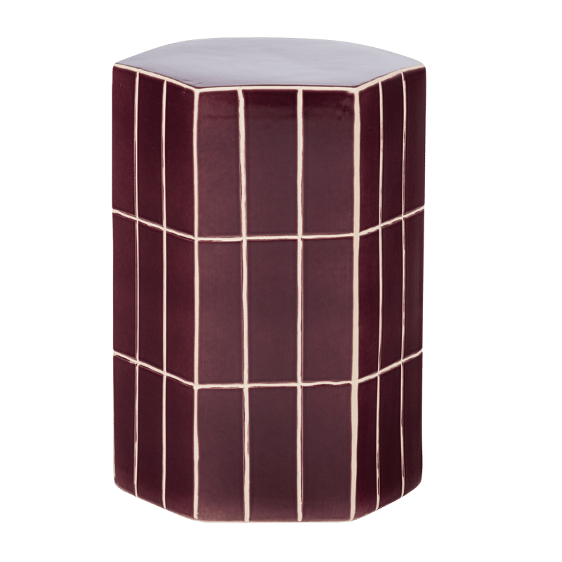 Koristeellinen sivupöytä Plu 30 cm ulkokäyttöön - Lila - Huonekalut - Pöytä & ruokailuryhmä - Apupöytä & sivupöytä - Lamppupöytä