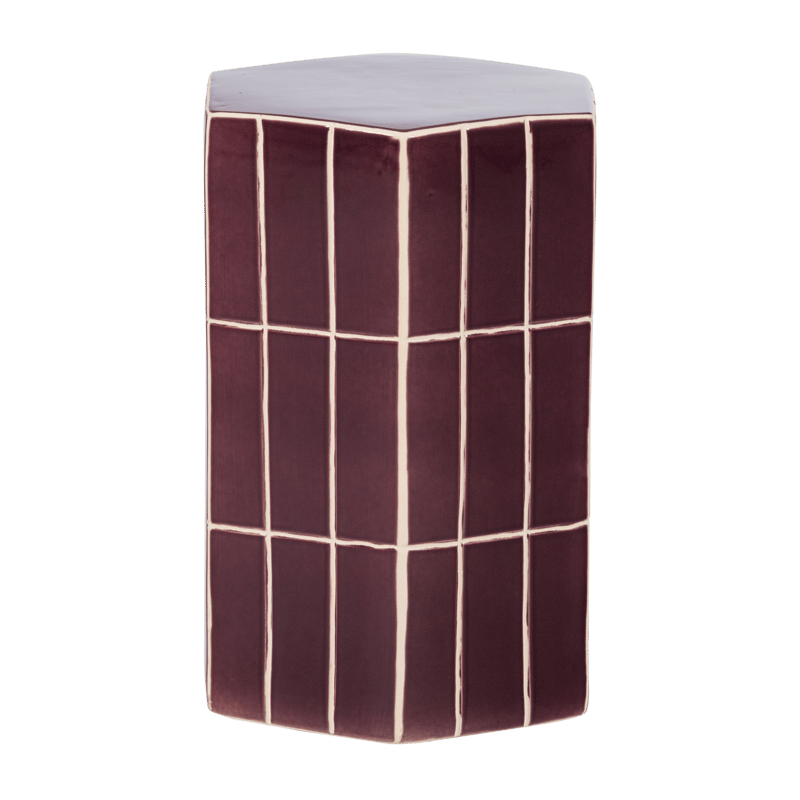 Koristeellinen sivupöytä Plu 30 cm ulkokäyttöön - Lila - Huonekalut - Pöytä & ruokailuryhmä - Apupöytä & sivupöytä - Lamppupöytä