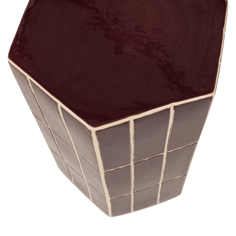 Koristeellinen sivupöytä Plu 30 cm ulkokäyttöön - Lila - Huonekalut - Pöytä & ruokailuryhmä - Apupöytä & sivupöytä - Lamppupöytä