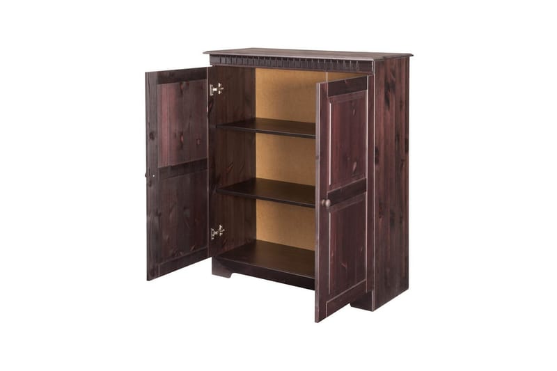 Korkea kaappi Cubrix Lakka - Havana/Lakka - Säilytys - Kaappi - Säilytyskaappi
