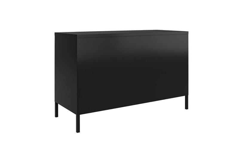 Korkea kaappi Mission District 100x40x64 cm, Musta - 100x40x64 cm, Musta - Säilytys - Kaappi - Säilytyskaappi