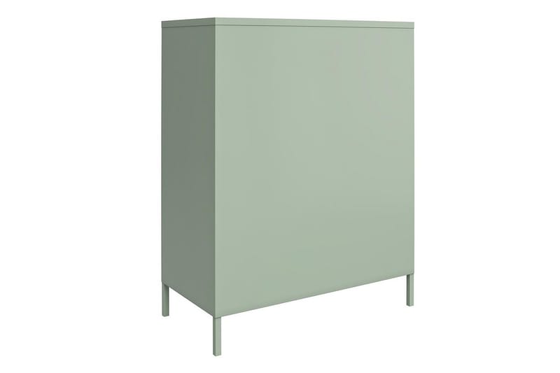 Korkea kaappi Mission District 40x80x102 cm, Haaleanvihreä - 40x80x102 cm, Haaleanvihreä - Huonekalut - Pöytä & ruokailuryhmä - Apupöytä & sivupöytä - Konsolipöytä