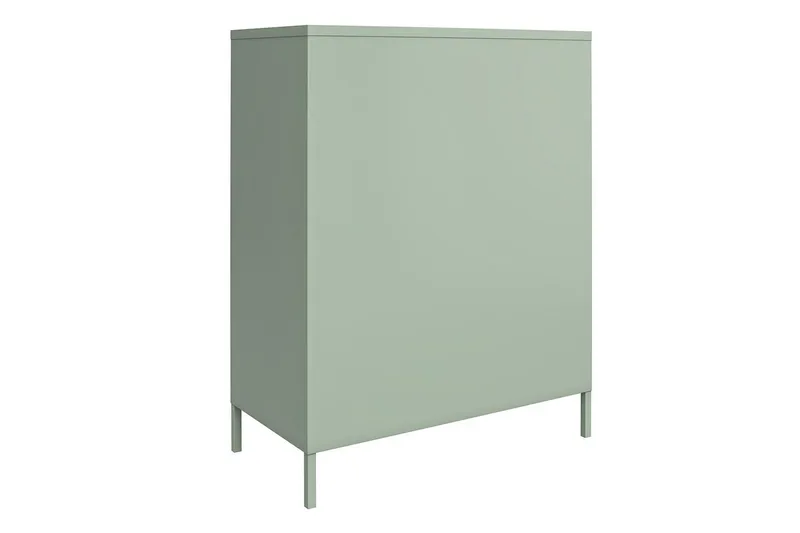 Korkea kaappi Mission District 40x80x102 cm, Haaleanvihreä - 40x80x102 cm, Haaleanvihreä - Säilytys - Kaappi - Säilytyskaappi
