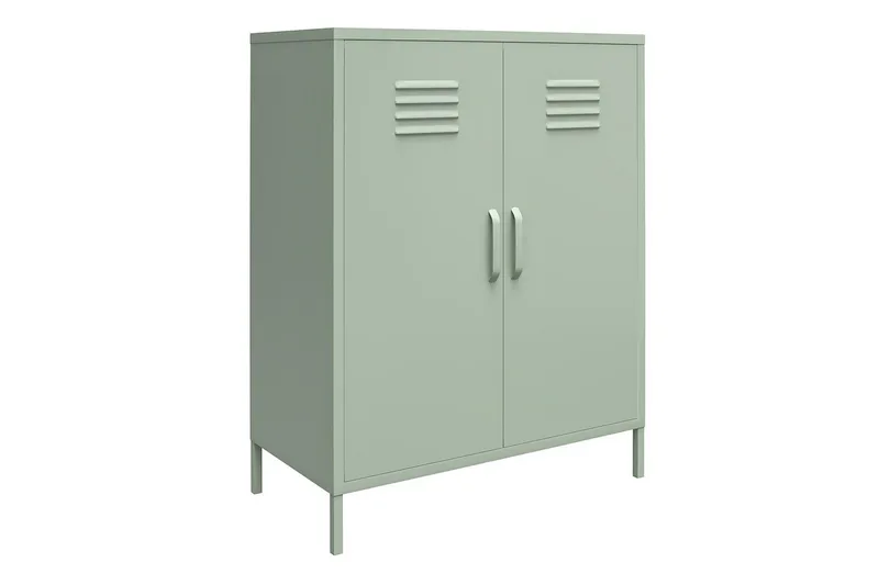 Korkea kaappi Mission District 40x80x102 cm, Haaleanvihreä, 40x80x102 cm, Haaleanvihreä