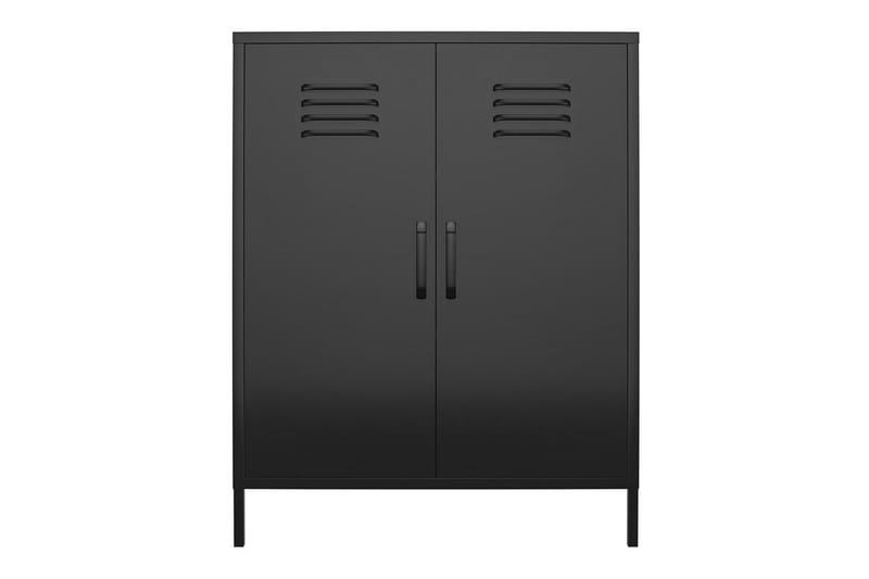 Korkea kaappi Mission District 40x80x102 cm, Musta - 40x80x102 cm, Musta - Huonekalut - Pöytä & ruokailuryhmä - Apupöytä & sivupöytä - Konsolipöytä
