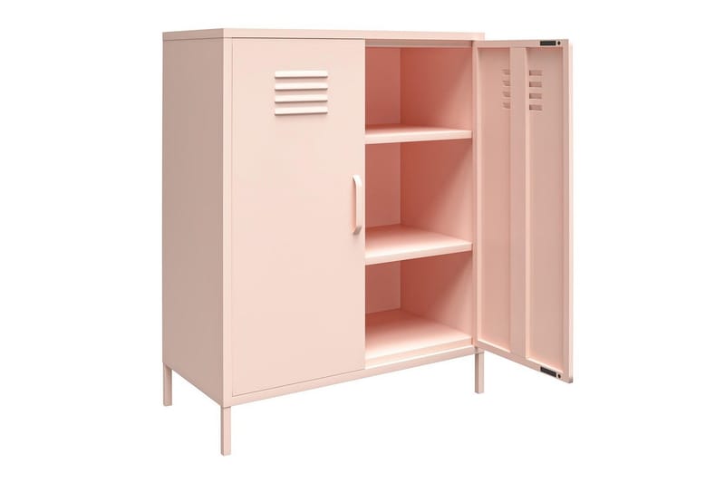 Korkea kaappi Mission District 40x80x102 cm, Vaaleanpunainen - 40x80x102 cm, Vaaleanpunainen - Säilytys - Kaappi - Säilytyskaappi