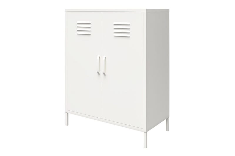 Korkea kaappi Mission District 40x80x102 cm, Valkoinen - 40x80x102 cm, Valkoinen - Huonekalut - Pöytä & ruokailuryhmä - Apupöytä & sivupöytä - Konsolipöytä