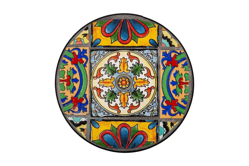 Kukkapöytä Morocco - Musta/Monivärinen - Huonekalut - Pöytä & ruokailuryhmä - Apupöytä & sivupöytä - Kukkapöytä