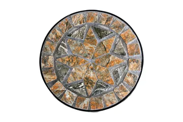 Kukkapöytä Mosaic - Ruskea/Harmaa - Puutarhakalusteet - Terassipöydät - Apupöytä & tarjotinpöytä ulos