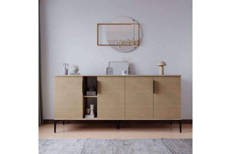 Kunar Konsolipöytä 180 cm - Luonnonväri - Huonekalut - Pöytä & ruokailuryhmä - Apupöytä & sivupöytä - Konsolipöytä