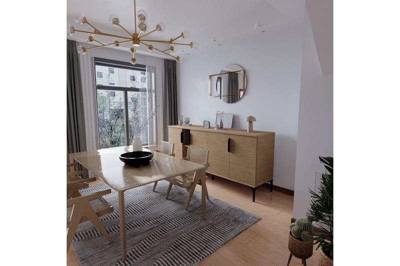 Kunar Konsolipöytä 180 cm - Luonnonväri - Huonekalut - Pöytä & ruokailuryhmä - Apupöytä & sivupöytä - Konsolipöytä