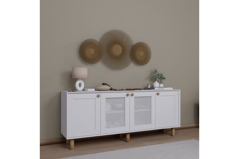 Kuniyoshi Konsolipöytä 180 cm - Valkoinen - Huonekalut - Pöytä & ruokailuryhmä - Apupöytä & sivupöytä - Konsolipöytä