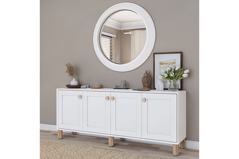 Kuniyoshi Konsolipöytä 180 cm - Valkoinen - Huonekalut - Pöytä & ruokailuryhmä - Apupöytä & sivupöytä - Konsolipöytä