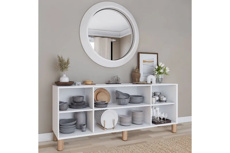 Kuniyoshi Konsolipöytä 180 cm - Valkoinen - Huonekalut - Pöytä & ruokailuryhmä - Apupöytä & sivupöytä - Konsolipöytä