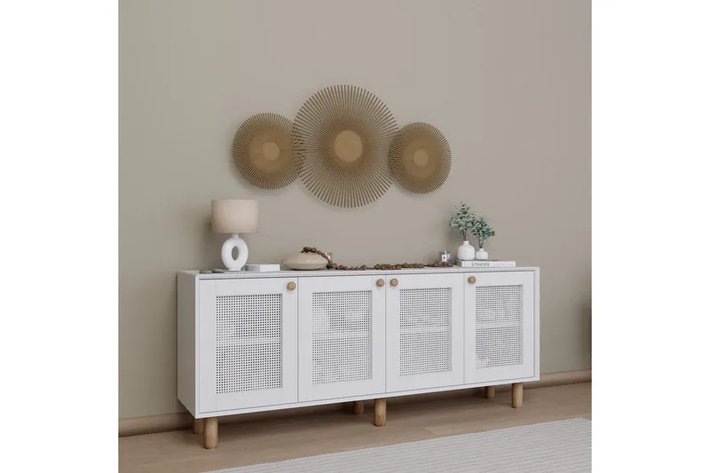 Kuniyoshi Konsolipöytä 180 cm - Valkoinen - Huonekalut - Pöytä & ruokailuryhmä - Apupöytä & sivupöytä - Konsolipöytä