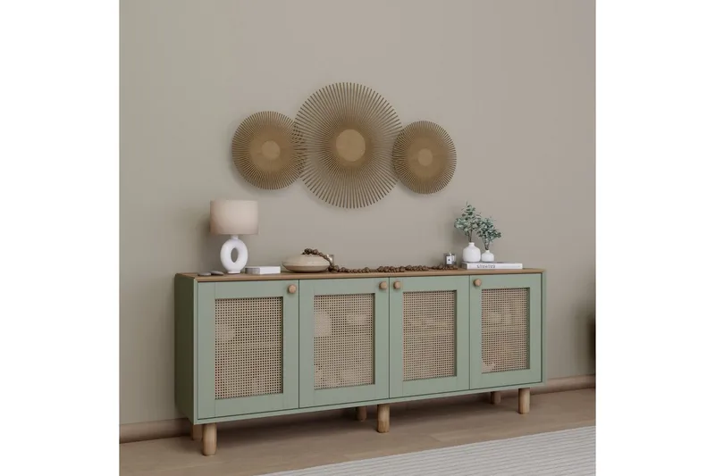 Kuniyoshi Konsolipöytä 180 cm - Vihreä - Huonekalut - Pöytä & ruokailuryhmä - Apupöytä & sivupöytä - Konsolipöytä