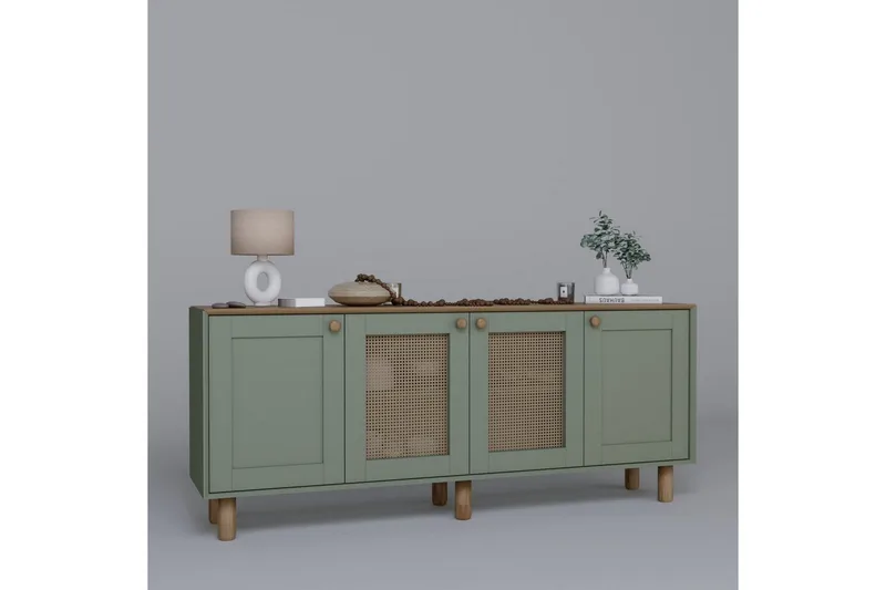 Kuniyoshi Konsolipöytä 180 cm - Vihreä - Huonekalut - Pöytä & ruokailuryhmä - Apupöytä & sivupöytä - Konsolipöytä
