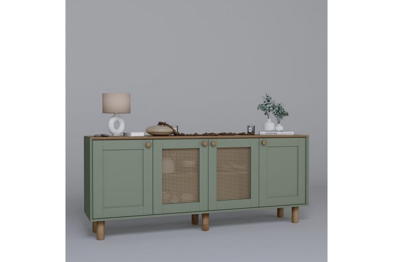 Kuniyoshi Konsolipöytä 180 cm - Vihreä - Huonekalut - Pöytä & ruokailuryhmä - Apupöytä & sivupöytä - Konsolipöytä