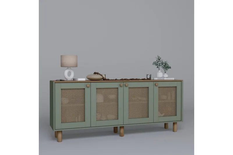 Kuniyoshi Konsolipöytä 180 cm - Vihreä - Huonekalut - Pöytä & ruokailuryhmä - Apupöytä & sivupöytä - Konsolipöytä