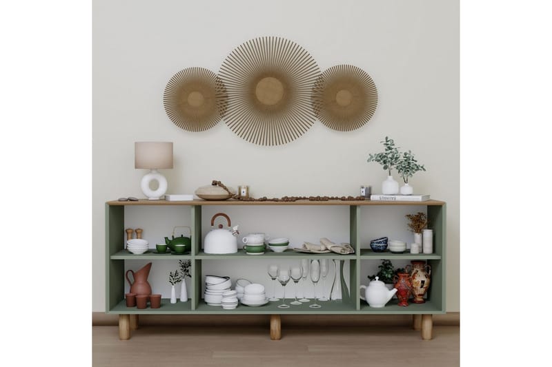 Kuniyoshi Konsolipöytä 180 cm - Vihreä - Huonekalut - Pöytä & ruokailuryhmä - Apupöytä & sivupöytä - Konsolipöytä