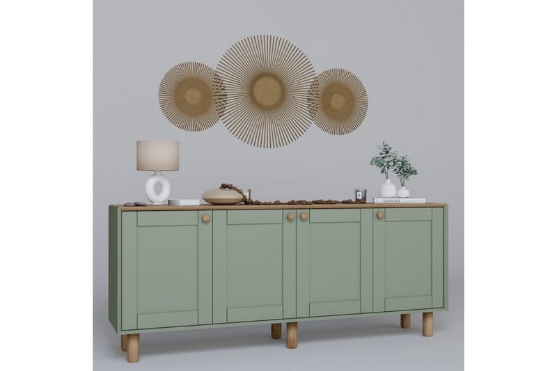 Kuniyoshi Konsolipöytä 180 cm - Vihreä - Huonekalut - Pöytä & ruokailuryhmä - Apupöytä & sivupöytä - Konsolipöytä