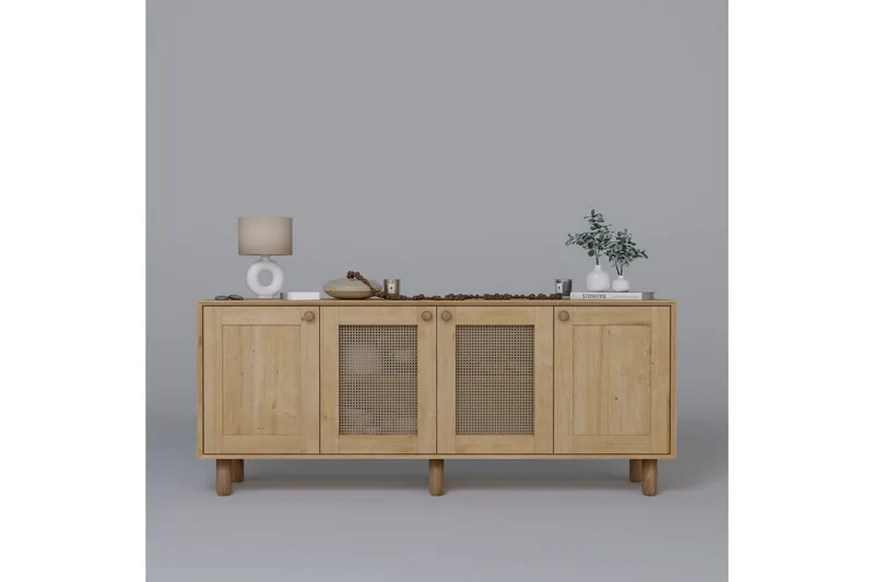 Kuniyoshi Konsolipöytä 180 cm - Pähkinä - Huonekalut - Pöytä & ruokailuryhmä - Apupöytä & sivupöytä - Konsolipöytä