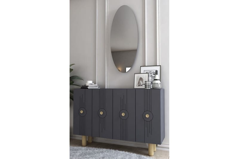 Kyrosen Konsolipöytä 120 cm - Antrasiitti - Huonekalut - Pöytä & ruokailuryhmä - Apupöytä & sivupöytä - Konsolipöytä