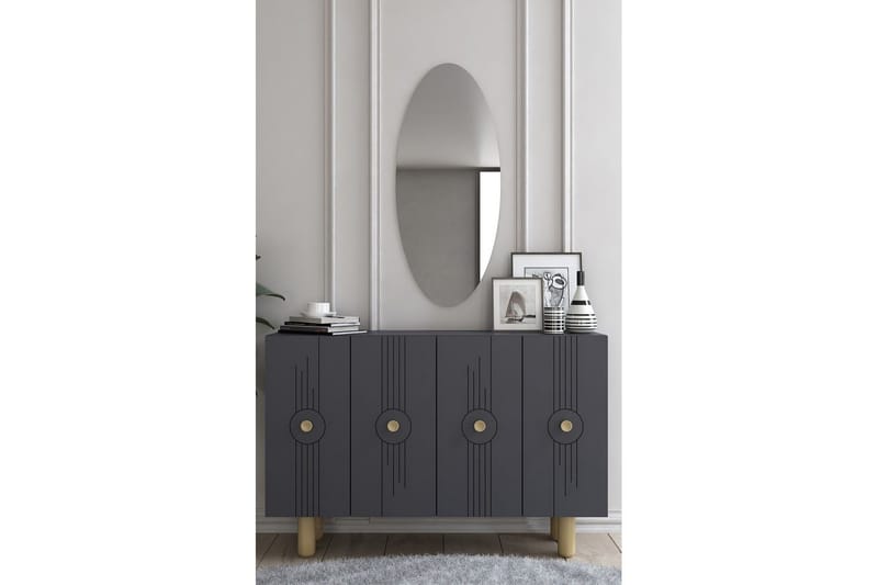 Kyrosen Konsolipöytä 120 cm - Antrasiitti - Huonekalut - Pöytä & ruokailuryhmä - Apupöytä & sivupöytä - Konsolipöytä