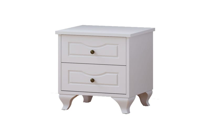 Kyvor Yöpöytä 45 cm - Matta Valkoinen - Huonekalut - Pöytä & ruokailuryhmä - Apupöytä & sivupöytä - Yöpöytä