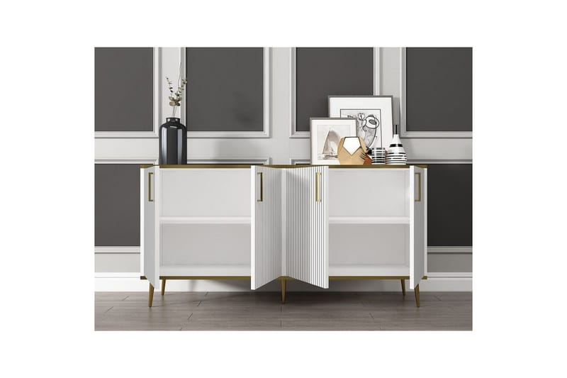 Lacus Konsolipöytä 150 cm - Valkoinen - Huonekalut - Pöytä & ruokailuryhmä - Apupöytä & sivupöytä - Konsolipöytä