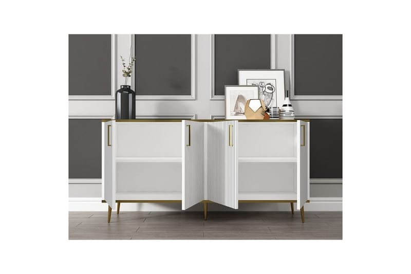 Lacus Konsolipöytä 150 cm - Valkoinen - Huonekalut - Pöytä & ruokailuryhmä - Apupöytä & sivupöytä - Konsolipöytä