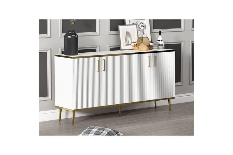 Lacus Konsolipöytä 150 cm - Valkoinen - Huonekalut - Pöytä & ruokailuryhmä - Apupöytä & sivupöytä - Konsolipöytä