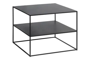 Apupöytä Venim 65x65x50 cm - Musta - Huonekalut - Pöytä & ruokailuryhmä - Apupöytä & sivupöytä - Lamppupöytä