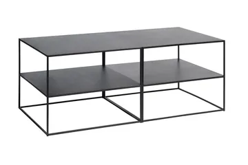 Apupöytä Venim 65x65x50 cm - Musta - Huonekalut - Pöytä & ruokailuryhmä - Apupöytä & sivupöytä - Lamppupöytä