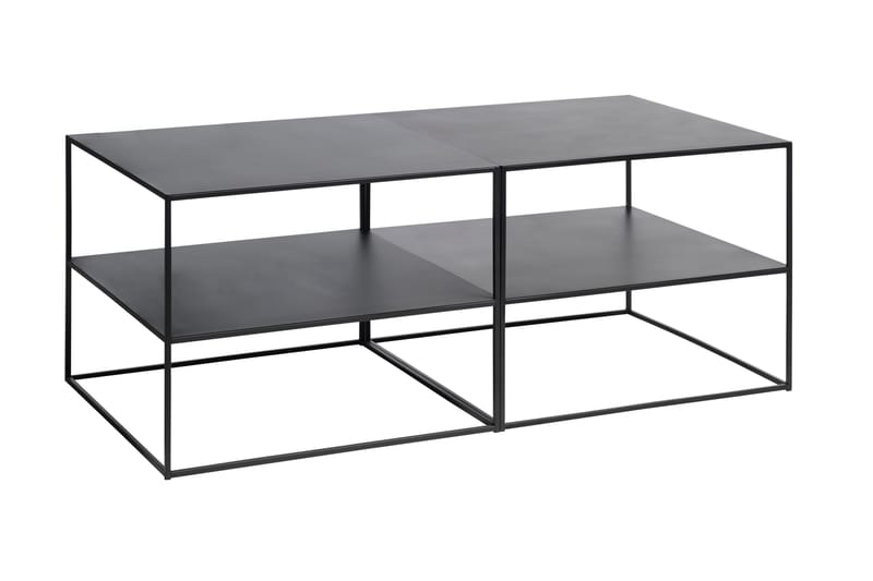 Apupöytä Venim 65x65x50 cm - Musta - Huonekalut - Pöytä & ruokailuryhmä - Apupöytä & sivupöytä - Lamppupöytä