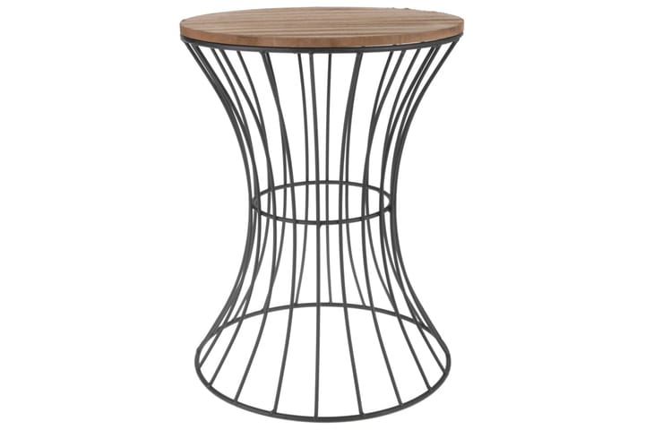 Home&Styling Sivupöytä metalli beige - Tarjotinpöytä & pikkupöytä - Lamppupöytä