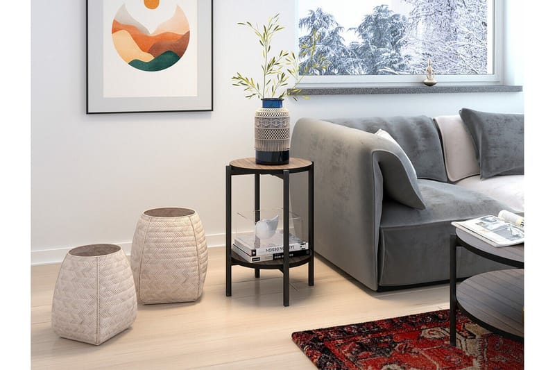 Kintore Sidobord Black - Huonekalut - Pöytä & ruokailuryhmä - Apupöytä & sivupöytä - Lamppupöytä