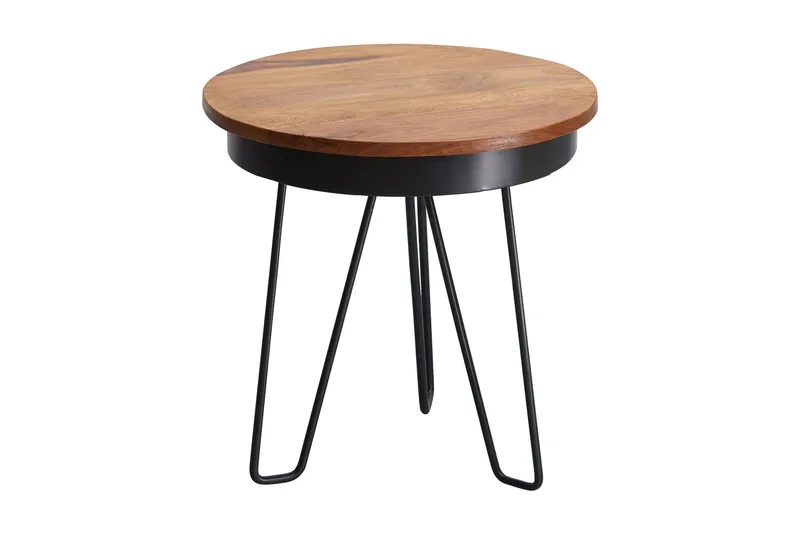 Sidobord & lampbord Wohnling Brun, Svart, undefined