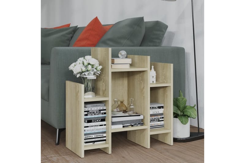 Sivukaappi Sonoma-tammi 60x26x60 cm lastulevy - Huonekalut - Pöytä & ruokailuryhmä - Apupöytä & sivupöytä - Lamppupöytä