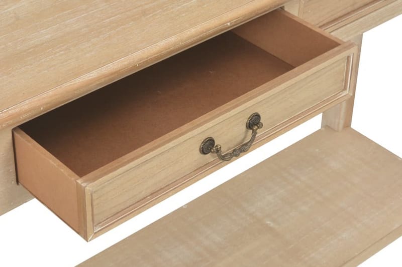 Sivupöytä 110x35x80 cm puu - Ruskea - Huonekalut - Pöytä & ruokailuryhmä - Apupöytä & sivupöytä - Lamppupöytä